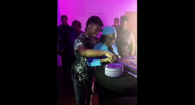 Mabel Robinson feted at surprise 80th birthday party