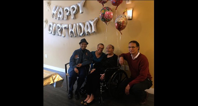 Trinity Glen throws party for Mamie Mixon’s 100th birthday