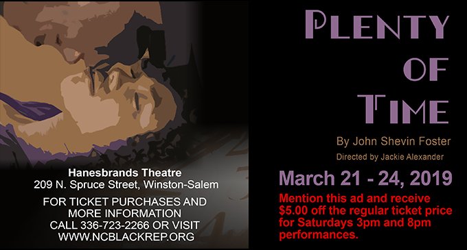 NC Black Rep continues 2018-2019 season with Plenty of Time