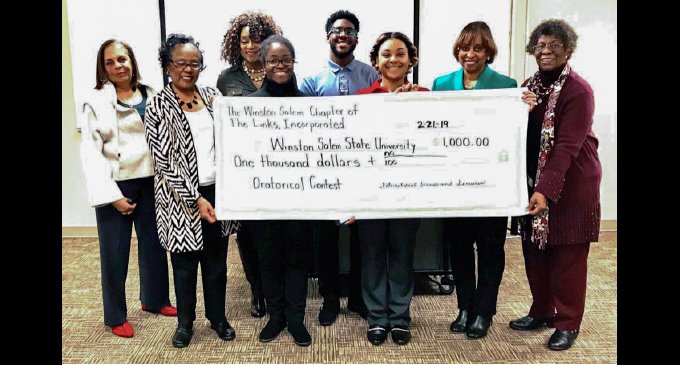 The Winston-Salem Chapter of The Links Incorporated sponsors oratorical contest