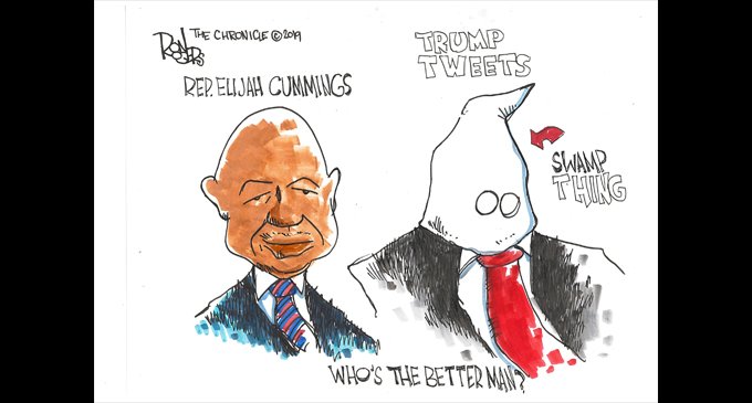 Editorial Cartoon: Racist Tweet
