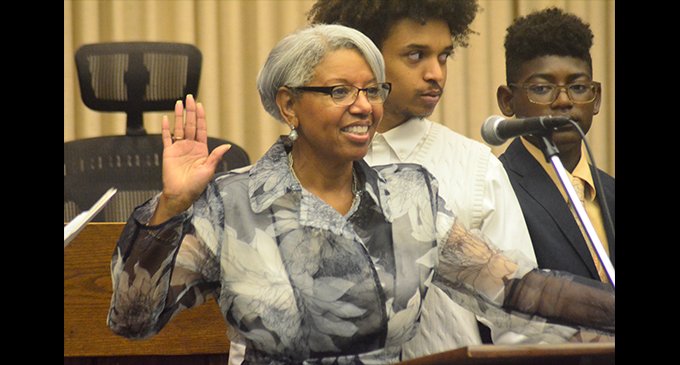 Linville sworn in as Forsyth County’s first black Clerk of Court