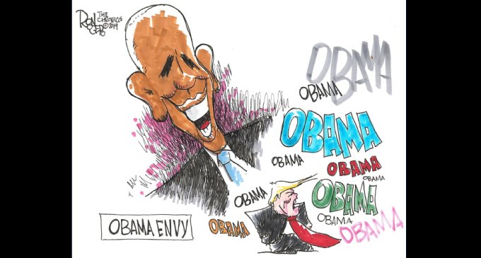 Editorial Cartoon: Obama Envy