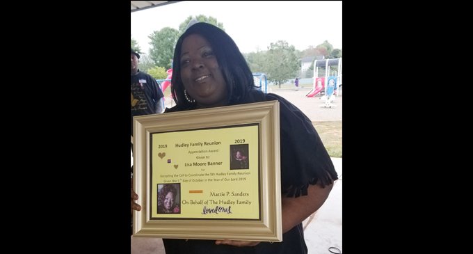 Hudley ancestors honored at family reunion