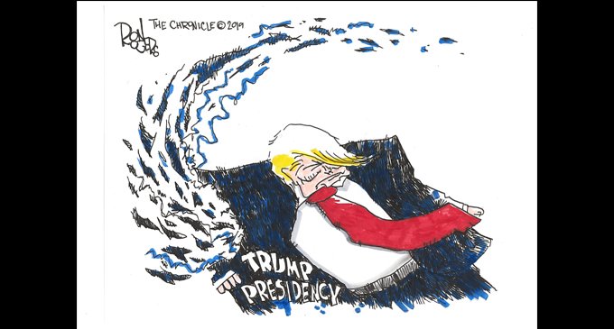 Editorial Cartoon: Trump Presidency falling apart