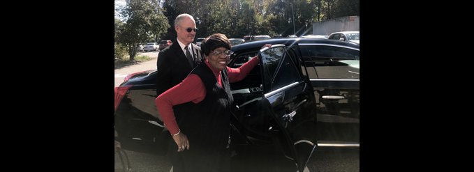 Shepherd’s Center’s client rides in style to mark 47,000th trip provided by volunteers
