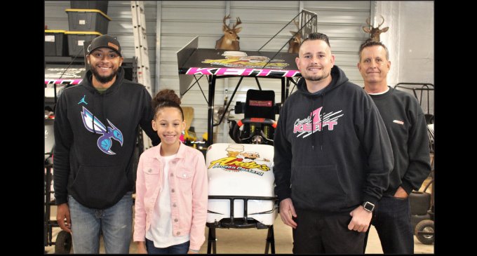 Youth female kart driver continues to impress