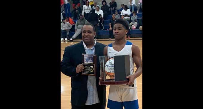 Raye scores 1,000th point in historic fashion
