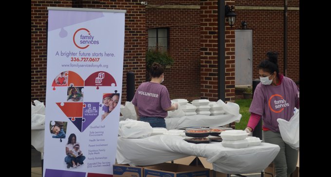 Family Services provides meals for families in need