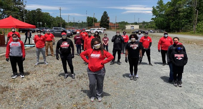 Rams participate in Mask the City