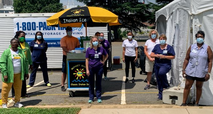 Sorority spends the month of July serving the community