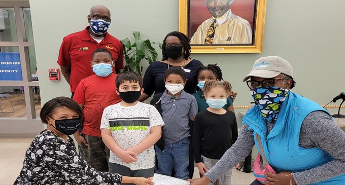 Winston Lake YMCA E-learning receives donation from Forsyth County Sunday School Union