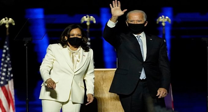 Biden named president, Harris makes history