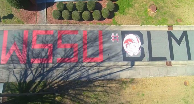Mural on WSSU campus aims to inspire Black Lives Matter movement