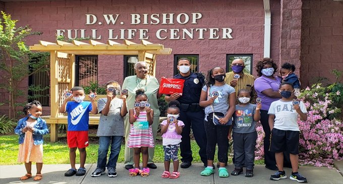 First Waughtown youth donate to WSPD cause