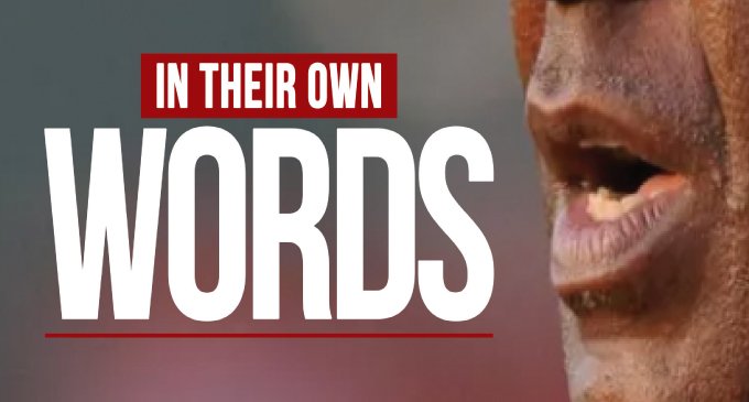 In their own words