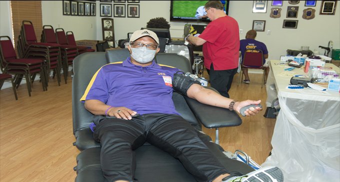 The Omegas partner with the Red Cross for statewide blood drive