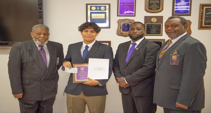 Juan Mendoza-Hernandez winner of Psi Phi Chapter’s International Essay Contest
