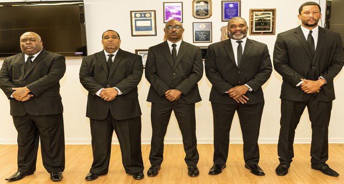 Psi Phi Chapter of Omega Psi Phi Fraternity, Inc. initiates five members