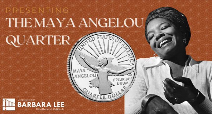 Maya Angelou first Black woman on U.S. coin