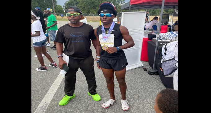 Hughes wins Junior Olympics title with blazing time