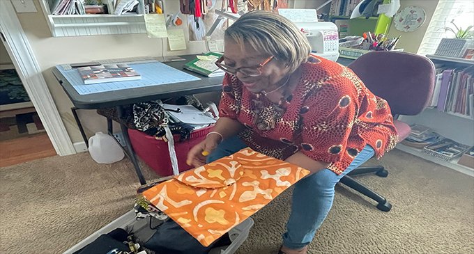 Fabrics from around the world used to create one-of-a-kind handcrafted items