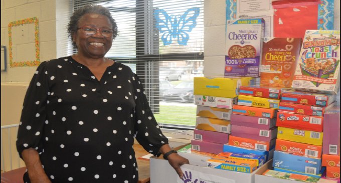 Local educator uses cereal drive to teach students about giving
