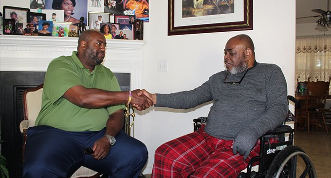Walk-in shower is a ‘blessing in the sky’ to retiree and stroke victim