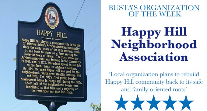 Busta’s Organization of the Week: Local organization plans to rebuild Happy Hill community back to its safe and family-oriented roots