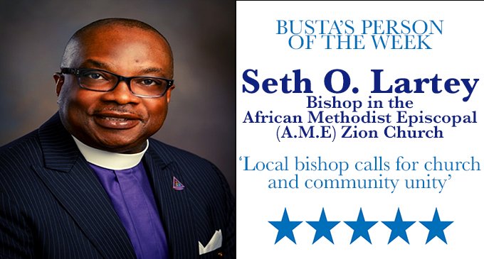 Busta’s Person of the Week: Local bishop calls for church and community unity