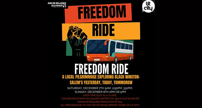 Freedom Rides Pilgrimages in Winston-Salem on Dec. 7 and 8