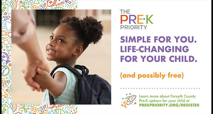 Registration now open for free Pre-K programs in Forsyth County