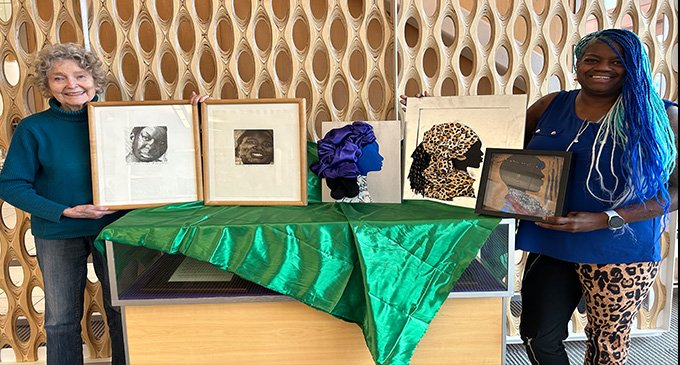 Rockafellow and Love create art to celebrate Black History Month