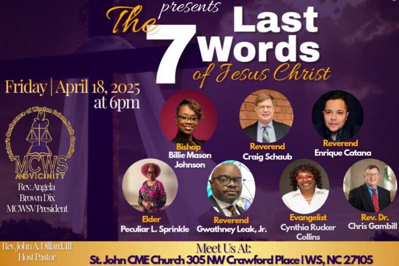 MCWSV announces speakers for Seven Last Words 