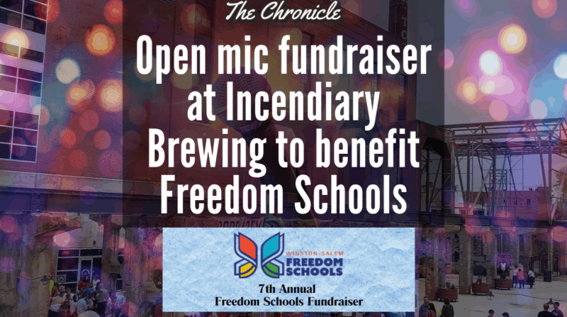 Open mic fundraiser at Incendiary Brewing to benefit Freedom Schools 