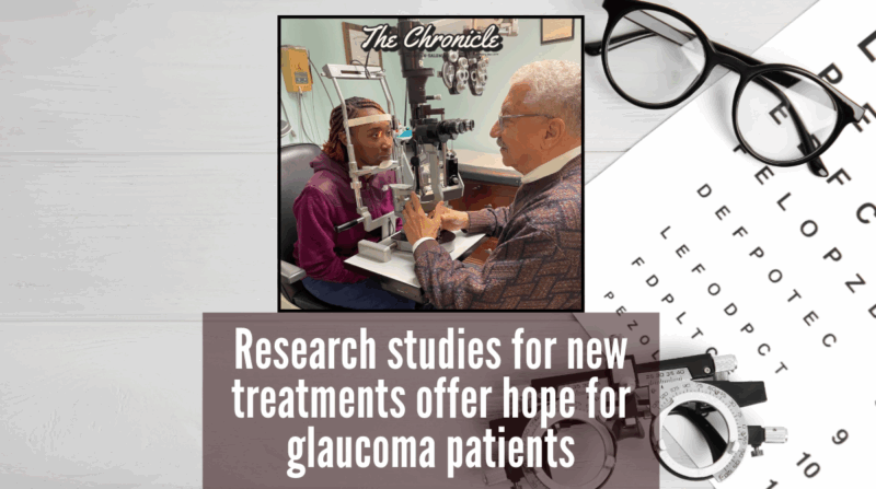 Research studies for new treatments offer hope for glaucoma patients 