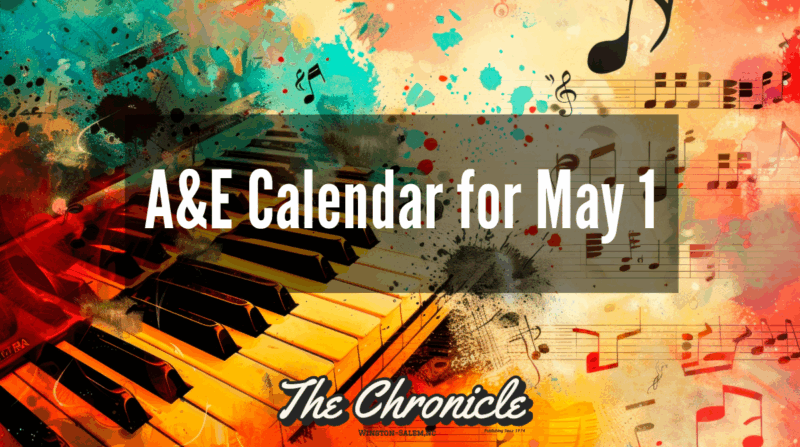 Arts & Entertainment  Calendar for May 1 