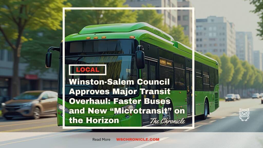 Winston-Salem Council Approves Major Transit Overhaul: Faster Buses and New “Microtransit” on the Horizon