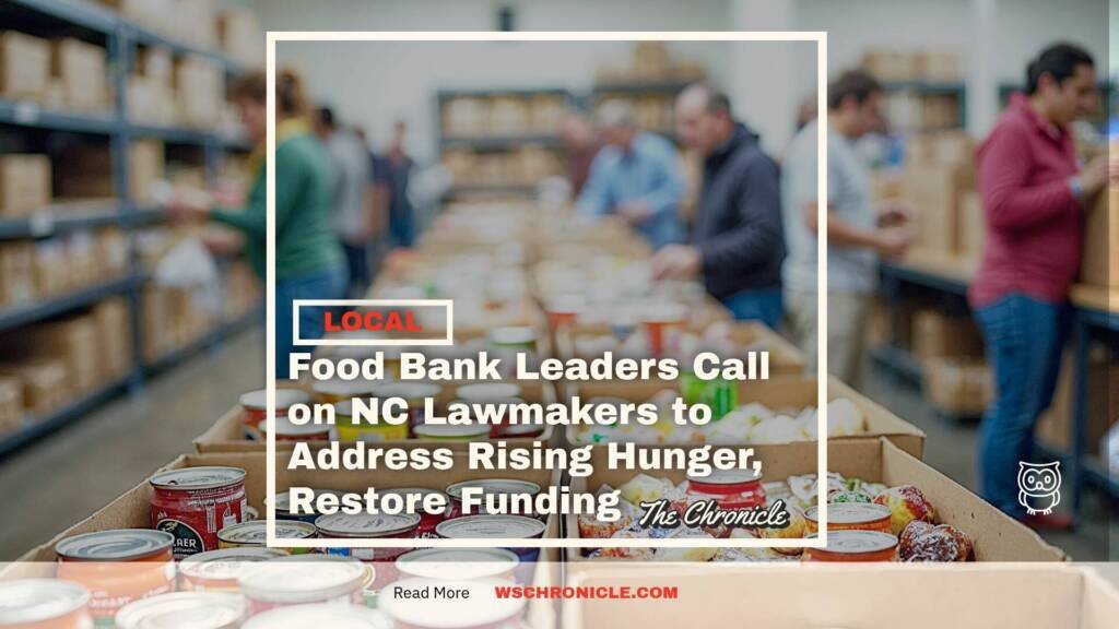 Food Bank Leaders Call on NC Lawmakers to Address Rising Hunger, Restore Funding